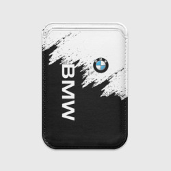 Картхолдер Magsafe магнитный BMW лого на черно-белом