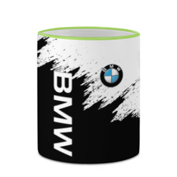 Кружка с полной запечаткой BMW лого на черно-белом - фото 2