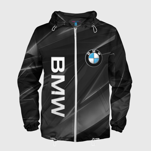 Мужская ветровка 3D BMW | БМВ (Z), цвет белый