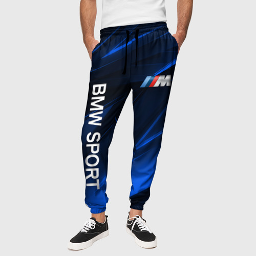 Мужские брюки 3D BMW БМВ, цвет 3D печать - фото 4