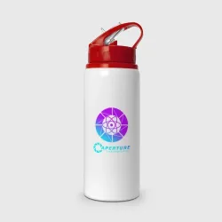 Бутылка для воды с трубочкой Portal