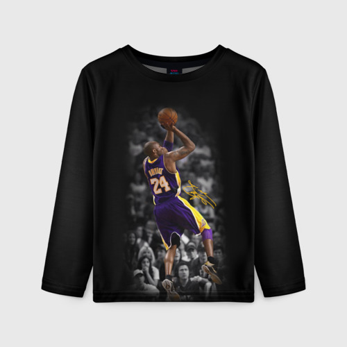 Детский лонгслив 3D Kobe Bryant, цвет 3D печать