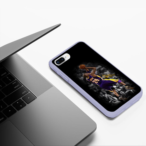 Чехол для iPhone 7Plus/8 Plus матовый с принтом KOBE BRYANT, фото #5