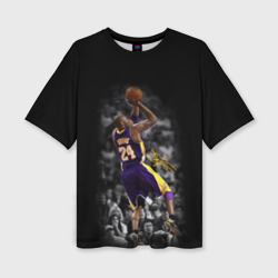 Женская футболка oversize 3D Kobe Bryant