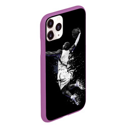 Чехол для iPhone 11 Pro Max матовый Kobe Bryant fly - фото 2