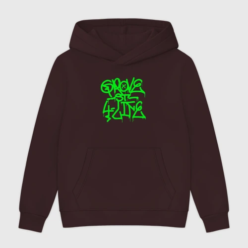 Мужская толстовка без начеса хлопок Grove Street 4 life