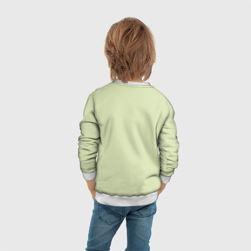 Детский свитшот 3D Авокадо, цвет 3D печать - фото 6