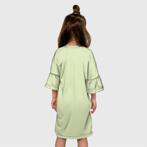 Детское платье 3D Авокадо, цвет 3D печать - фото 5