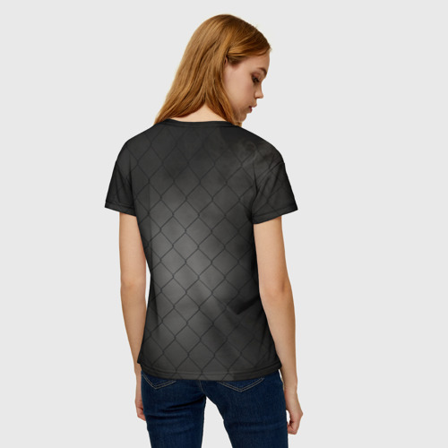 Женская футболка 3D с принтом Tony Ferguson, вид сзади #2
