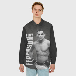 Мужская рубашка oversize 3D Tony Ferguson - фото 2