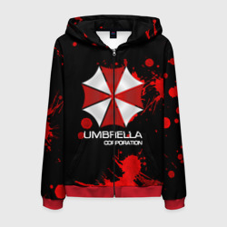 Мужская толстовка 3D на молнии Umbrella Corp