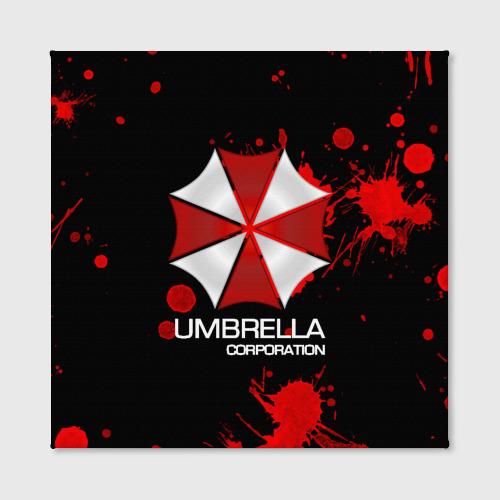 Холст квадратный Umbrella Corp, цвет 3D печать - фото 2