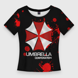 Женская футболка 3D Slim Umbrella Corp