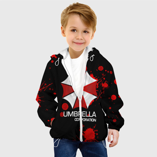 Детская куртка 3D Umbrella Corp, цвет белый - фото 3