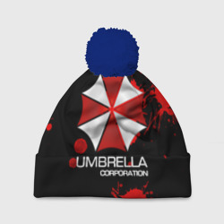 Шапка 3D c помпоном Umbrella Corp