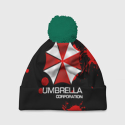 Шапка 3D c помпоном Umbrella Corp