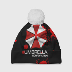 Шапка 3D c помпоном Umbrella Corp