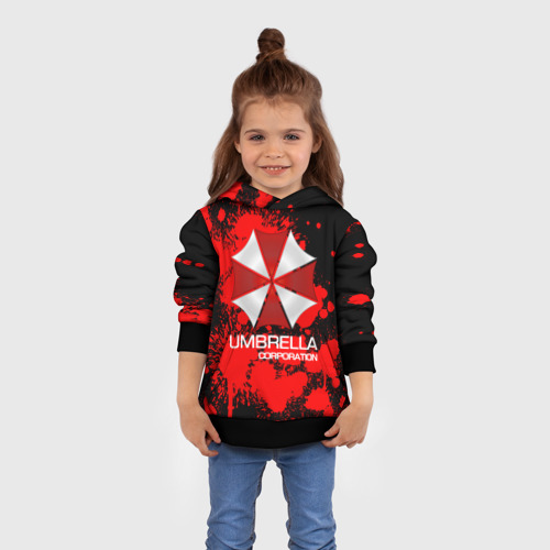 Детская толстовка 3D Umbrella Corp, цвет черный - фото 4