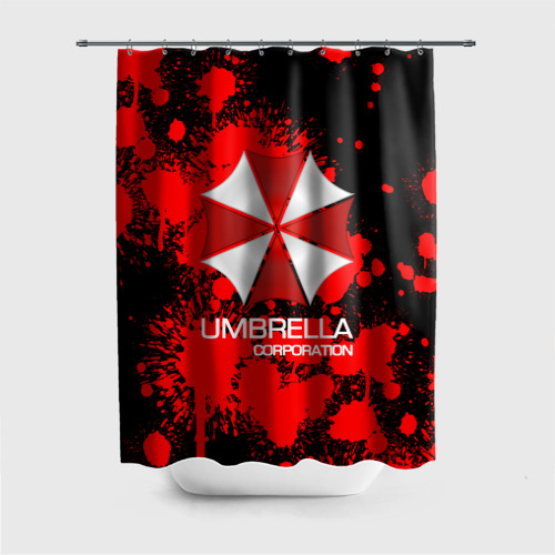 Штора 3D для ванной Umbrella Corp