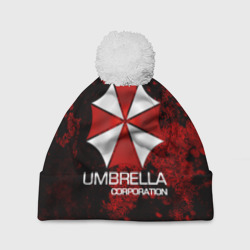 Шапка 3D c помпоном Umbrella Corp