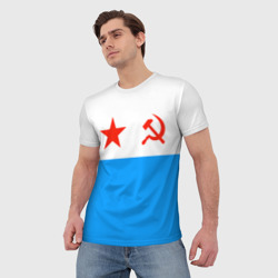 Мужская футболка 3D ВМФ СССР - фото 2