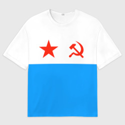 Мужская футболка oversize 3D ВМФ СССР
