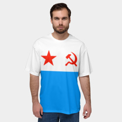 Мужская футболка oversize 3D ВМФ СССР - фото 2