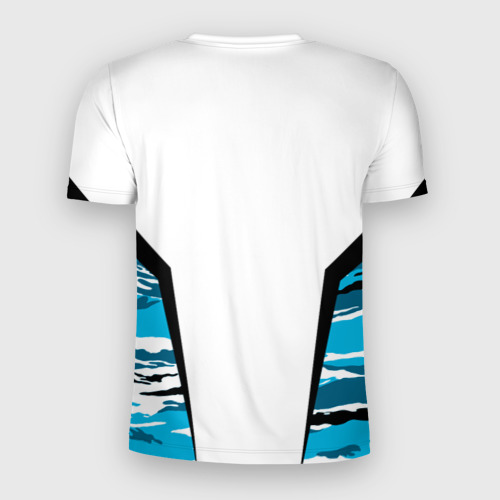 Мужская футболка 3D Slim ВМФ России камуфляж, цвет 3D печать - фото 2