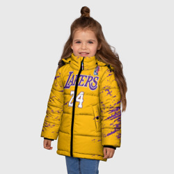 Зимняя куртка для девочек 3D Kobe Bryant - фото 2