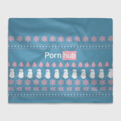 Плед 3D Pornhub - christmas sweater 