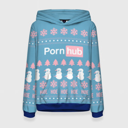 Женская толстовка 3D Pornhub - christmas sweater 