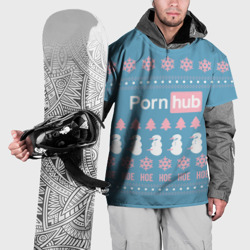 Накидка на куртку 3D Pornhub - christmas sweater 