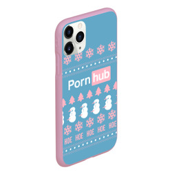 Чехол для iPhone 11 Pro Max матовый Pornhub - christmas sweater  - фото 2