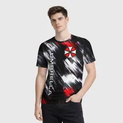 Мужская футболка 3D Umbrella corporation - фото 2