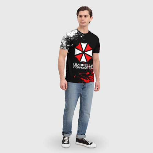 Мужская футболка 3D Umbrella corporation, цвет 3D печать - фото 5