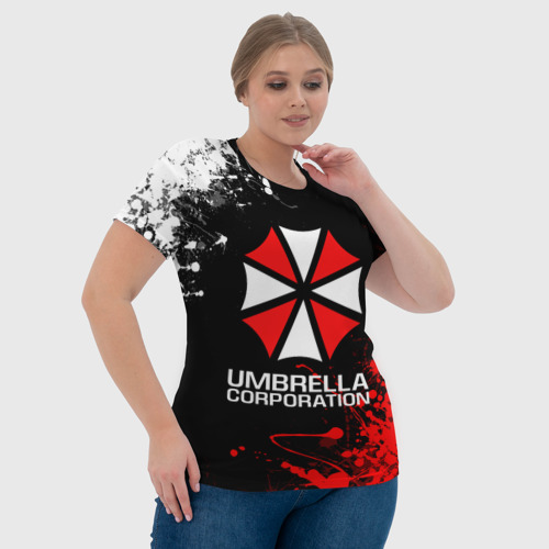 Женская футболка 3D с принтом UMBRELLA CORPORATION, фото #4