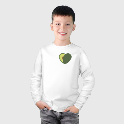 Детский лонгслив хлопок Avocado Heart - фото 3