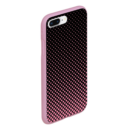 Чехол для iPhone 7Plus/8 Plus матовый Ромбы, цвет розовый - фото 3