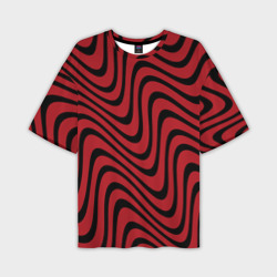 Мужская футболка oversize 3D PewDiePie wave