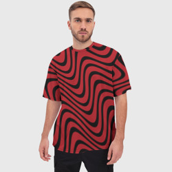 Мужская футболка oversize 3D PewDiePie wave - фото 2