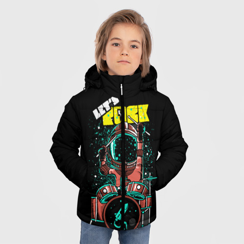 Зимняя куртка для мальчиков 3D Lets Rock, цвет красный - фото 3