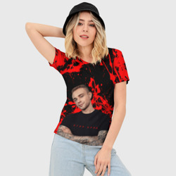 Женская футболка 3D Slim Егор Крид - фото 2