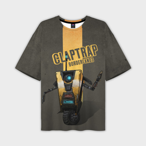 Мужская футболка oversize 3D Claptrap, цвет 3D печать