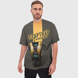 Мужская футболка oversize 3D Claptrap - фото 2