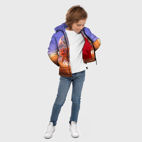 Зимняя куртка для мальчиков 3D Snapfire, цвет красный - фото 5