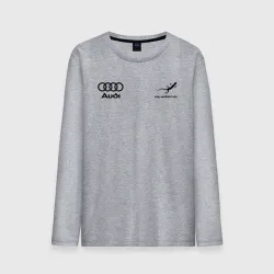 Мужской лонгслив хлопок Audi Ауди