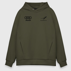 Мужское худи Oversize хлопок Audi Ауди