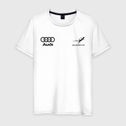 Audi Ауди – Мужская футболка хлопок с принтом купить со скидкой в -20%
