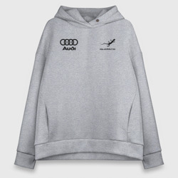 Женское худи Oversize хлопок Audi Ауди