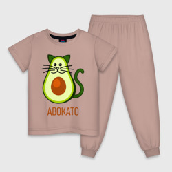 Детская пижама хлопок Авокато